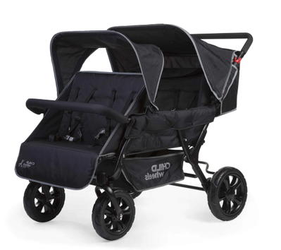 Childwheels two by two Vierlingswagen 4-Sitzer (CHILDHOME)