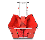 Diedersdorfer Krippenwagen mit Motor 8-Sitzer - Fußsack