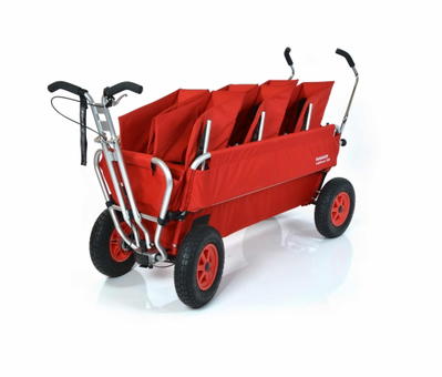 Rambler Explorer 120 (für 7 Kinder) – 3 Duo-Babysitze + Trittbrett