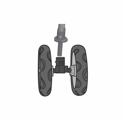 Vorderrad Version 2006-2010 Clicksystem (Angeles Krippenwagen)