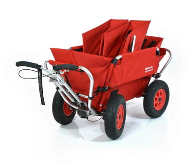 Rambler Explorer 65 (für 4 Kinder) + 2 Kindersitze + 1 Duo-Babysitz + Hinterer Rahmen