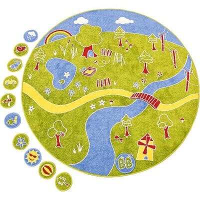 Rundteppich - Baby Beetles