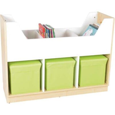 Kindergarten-Bücherregal Quadro - Bücherkahn