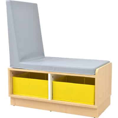 Quadro - Sitzbank mit Regalteil
