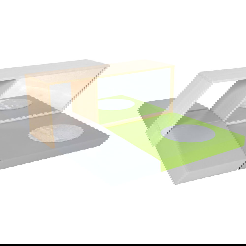 Quadro - Durchkriech-Schrank mit Spiegel