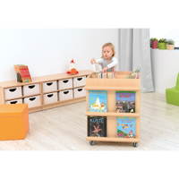 Kindergarten-Flexi Bücherregal auf Rollen - 092374 g 15