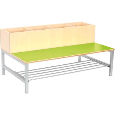 Bank mit Fächern Flexi 4 - Fachbreite: 28 cm