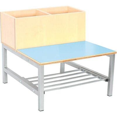 Bank mit Fächern Flexi 2 - Fachbreite: 28 cm