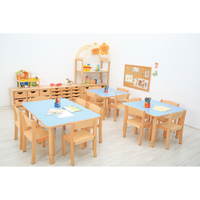 Flexi Quadratischer Tisch 80 x 80 cm, höhenverstellbar 40–58 cm – Bild 13