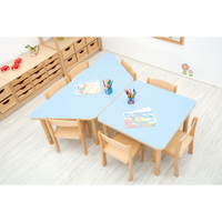 Flexi Quadratischer Tisch 80 x 80 cm, höhenverstellbar 40–58 cm – Bild 12