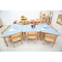 Flexi Quadratischer Tisch 80 x 80 cm, höhenverstellbar 40–58 cm – Bild 10