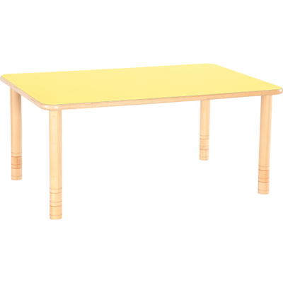 Kindergarten-Tisch Flexi (rechteckig) 120 x 80 cm – höhenverstellbar 40-58 cm
