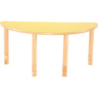 Kindergarten-Tisch Flexi (halbrund) – höhenverstellbar 40-58 cm - 092613 a 13