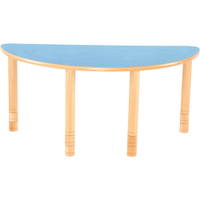 Kindergarten-Tisch Flexi (halbrund) - höhenverstellbar 40-58 cm – Bild 15