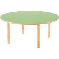 Kindergarten-Tisch Flexi (rund) – höhenverstellbar 40-58 cm - 092619 a 13