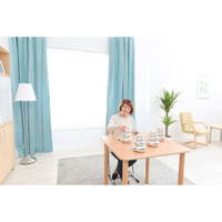 Flexi Quadratischer Tisch 80 x 80 cm, höhenverstellbar 58-76 cm – Bild 8