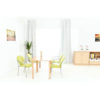 Flexi Quadratischer Tisch 80 x 80 cm, höhenverstellbar 58-76 cm – Bild 6