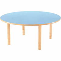 Kindergarten-Tisch Flexi (rund) - höhenverstellbar 40-58 cm – Bild 6