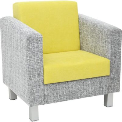 Kindergarten-Sessel Relax - grün-grau