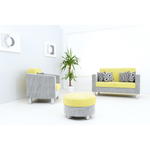 Sitz Relax, rund, grün-grau - 096636 h 17