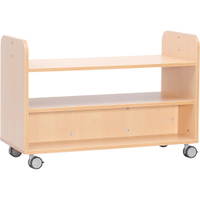 Kindergarten-Regal Flexi Mobiles Regal S, beidseitig offen