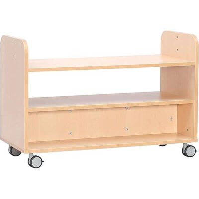 Kindergarten-Regal Flexi Mobiles Regal S - beidseitig offen