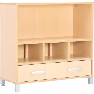 Kindergarten-Flexi Schrank M mit Schublade + Fach für Ordner - Breite: 89 cm