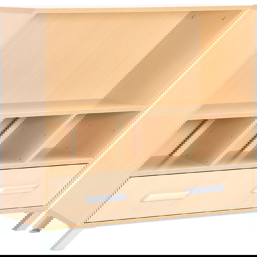 Flexi Schrank M mit Schublade und Fach für Ordner, B 89