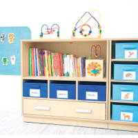 Flexi Schrank M mit Schublade und Fach für Ordner, B 89 – Bild 14