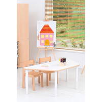 Kindergarten-Tisch Flexi (trapezförmig) – höhenverstellbar 40-58 cm - 099376 f 24