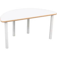 Kindergarten-Tisch Flexi (halbrund) - höhenverstellbar 40-58 cm – Bild 5