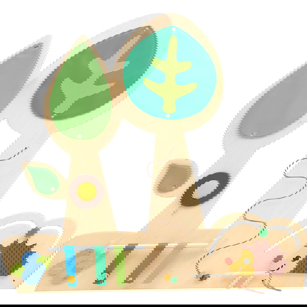 Sensorische Spielwand Wald 1 - mit Igel