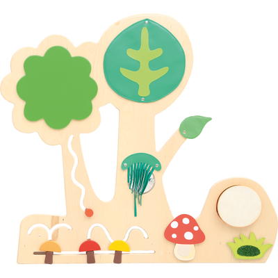 Sensorische Spielwand Wald 2 – mit Pilzen
