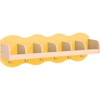Kindergarten-Garderoben-Hängeregal Wolke 6 - Ahorn – Bild 8