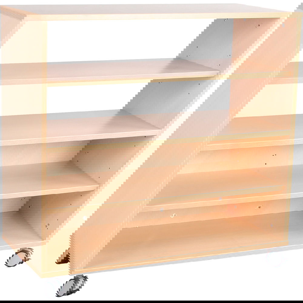 Flexi Schrank M, halboffen, mit 3 Fachböden, B 89