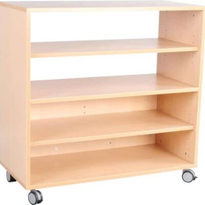 Kindergarten-Flexi Schrank M - halboffen - mit 3 Einlegeböden - Breite: 89 cm
