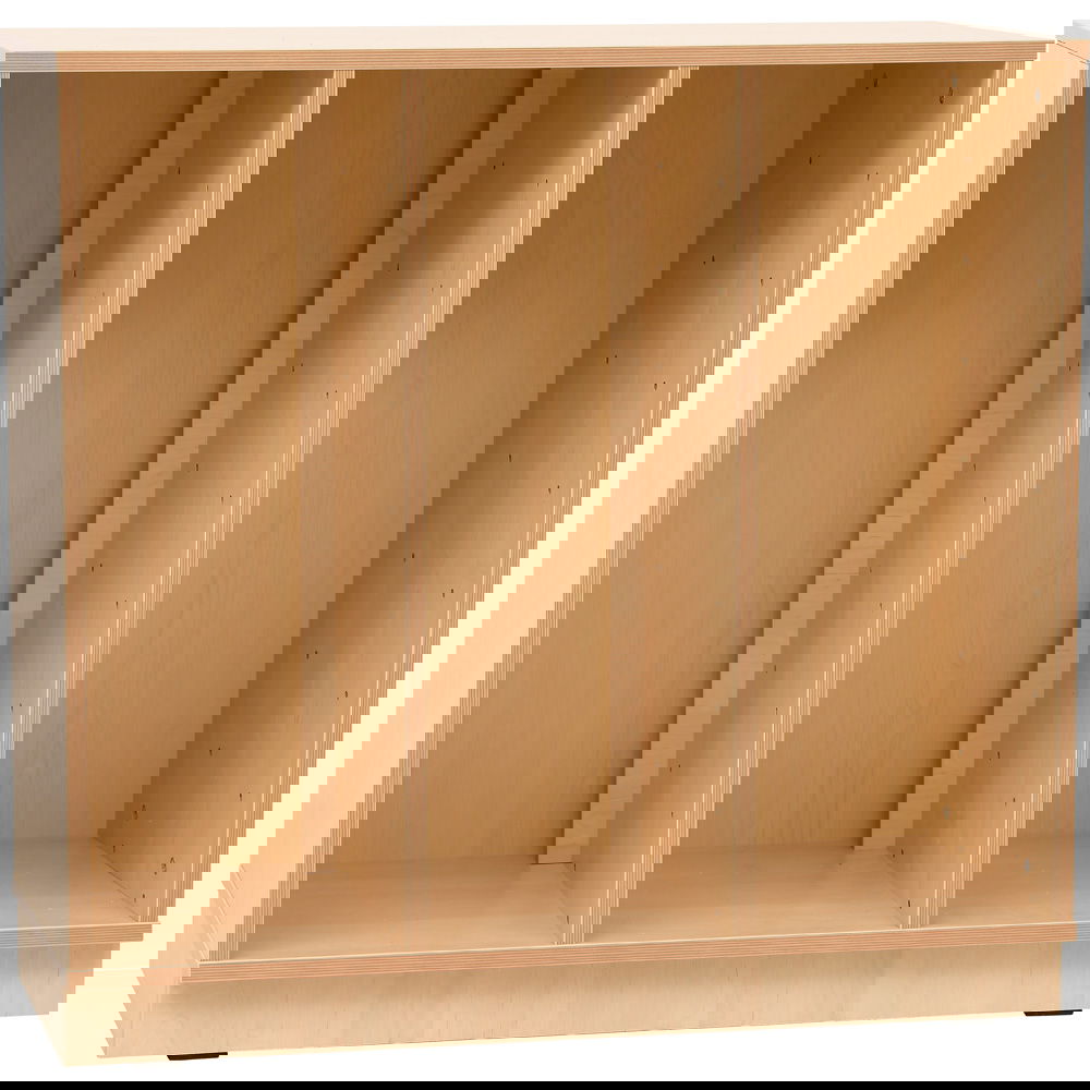 Flexi Schrank M mit 2 Trennwänden, für Holzbehälter, B 89, auf Sockel