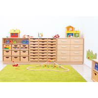 Flexi Schrank M mit 8 Schubladen, B 89, auf Sockel - 100316 o 13