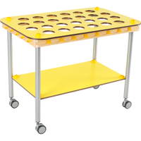 Kindergarten-Zahnputzbecherwagen Rechteck, 26 Becher - 100372 a 13