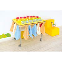 Kindergarten-Zahnputzbecherwagen Rechteck, 26 Becher – Bild 11