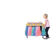 Kindergarten-Zahnputzbecherwagen Rechteck, 26 Becher – Bild 7