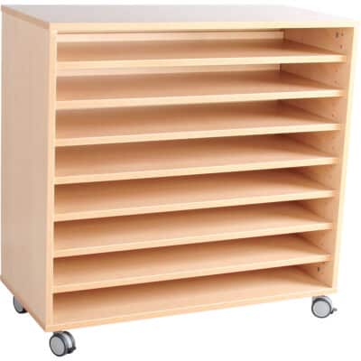 Kindergarten-Flexi Schrank M mit 7 Einlegeböden - Breite: 89 cm