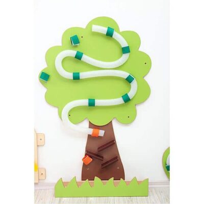 Wandapplikation mit Rohrpost - Baum