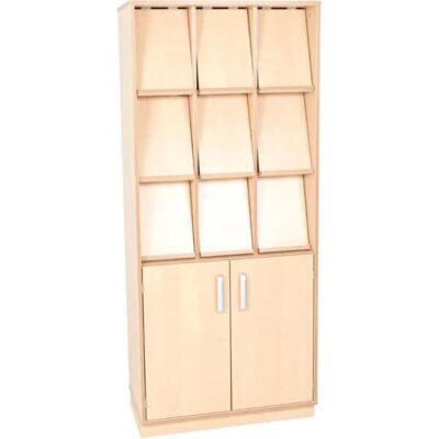 Flexi Zeitschriftenregal mit Schrank