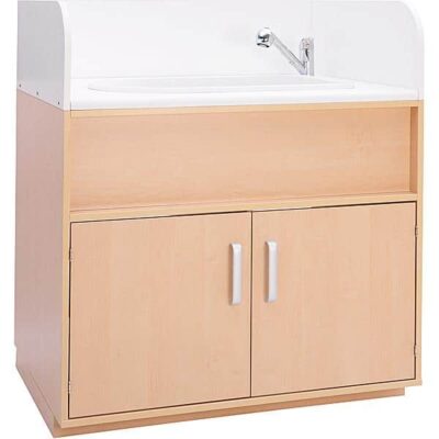 Badewannen- oder Waschbeckenschrank mit Wanne