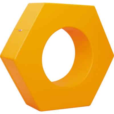 Schaumstoff-Sechseck-Ring