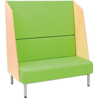 Sofa mit Hochlehne - lackierte Blenden