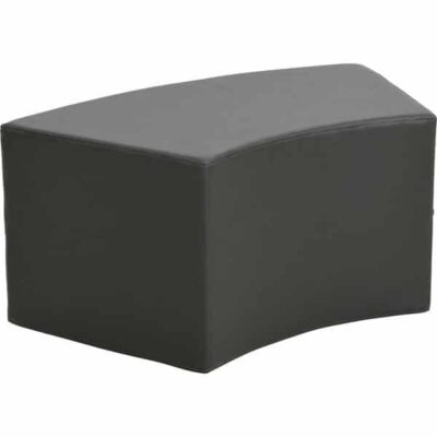 Achtelkreis-Sitz Paolo - kurz - grafit