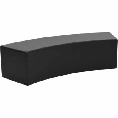 Achtelkreis-Sitz Paolo - lang - schwarz