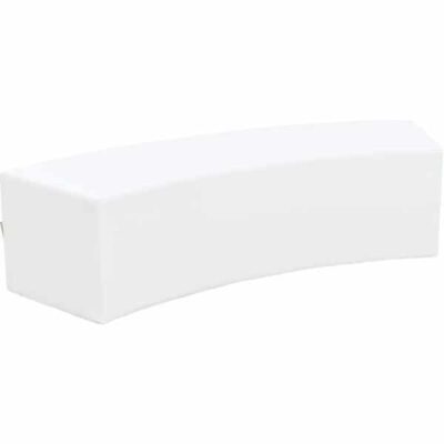 Achtelkreis-Sitz Paolo - lang - weiß